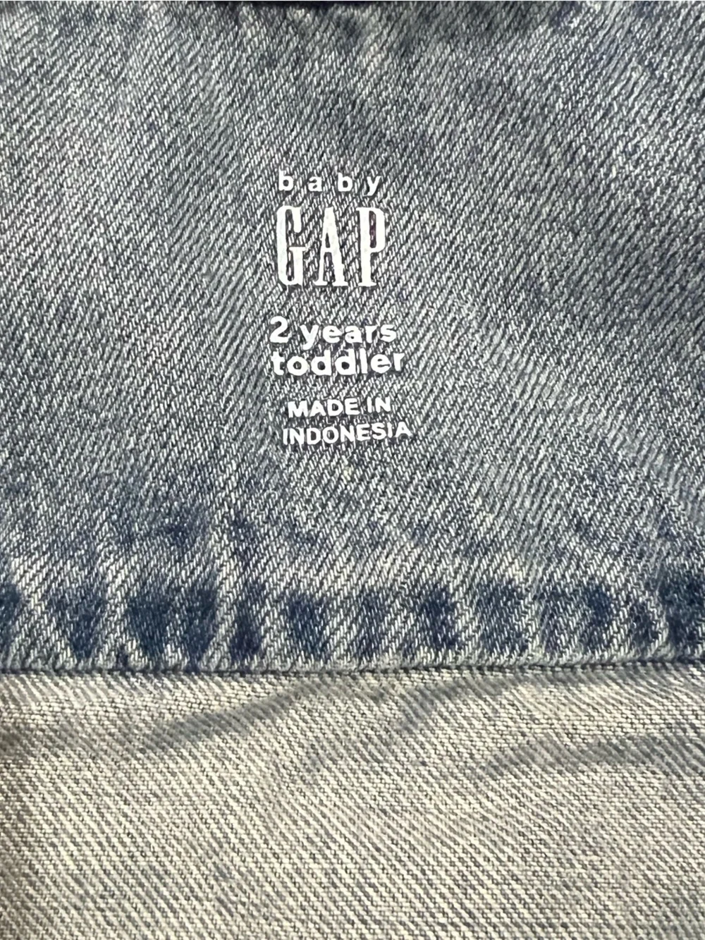 GAP Kids Light Wash Denim Jacket - Pale Blue Jean Jacket